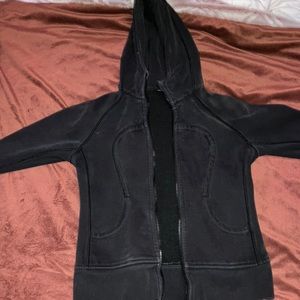 Black Lululemon Scuba Full zip Size 2